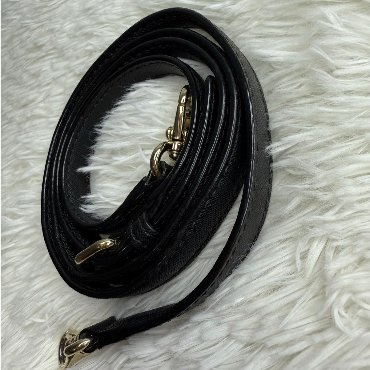 Black Gold Crossbody Replacement Strap