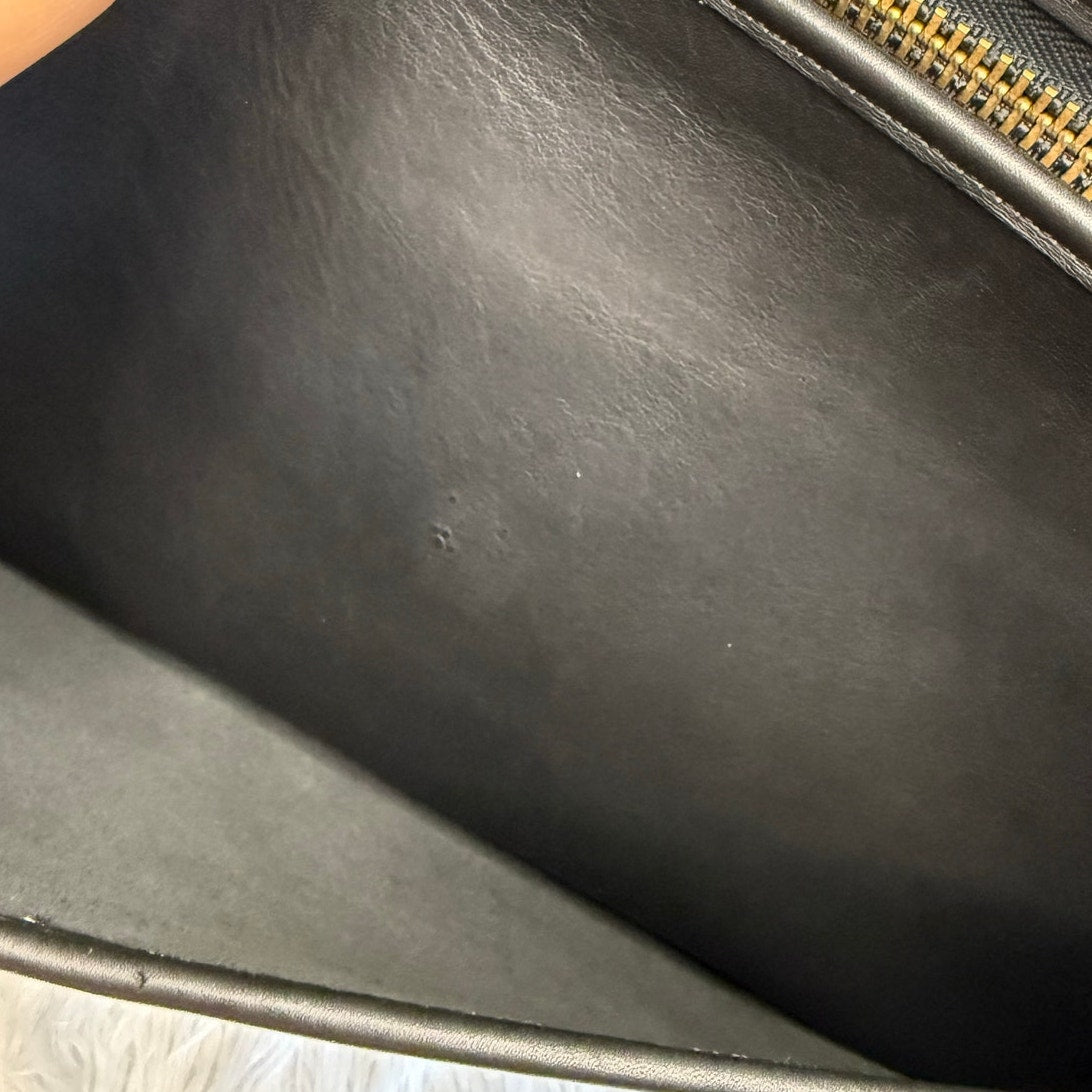 Vintage Coach 5225 Black Leather Document Laptop Portfolio Brief Case USA 1995