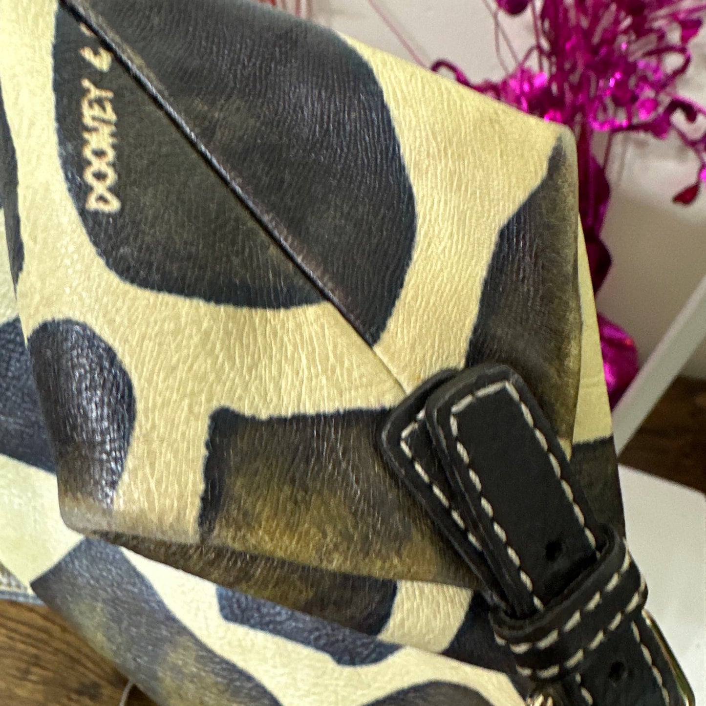 DOONEY & BOURKE Zebra Print Shoulder bag