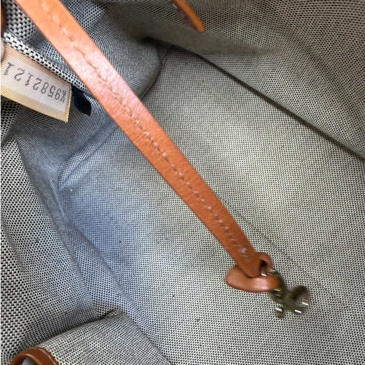DOONEY & BOURKE Pebbled Leather Shoulder Bag with Pouch