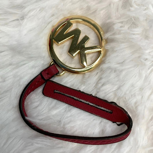 MICHAEL KORS Dark Red Metal Bag Charm