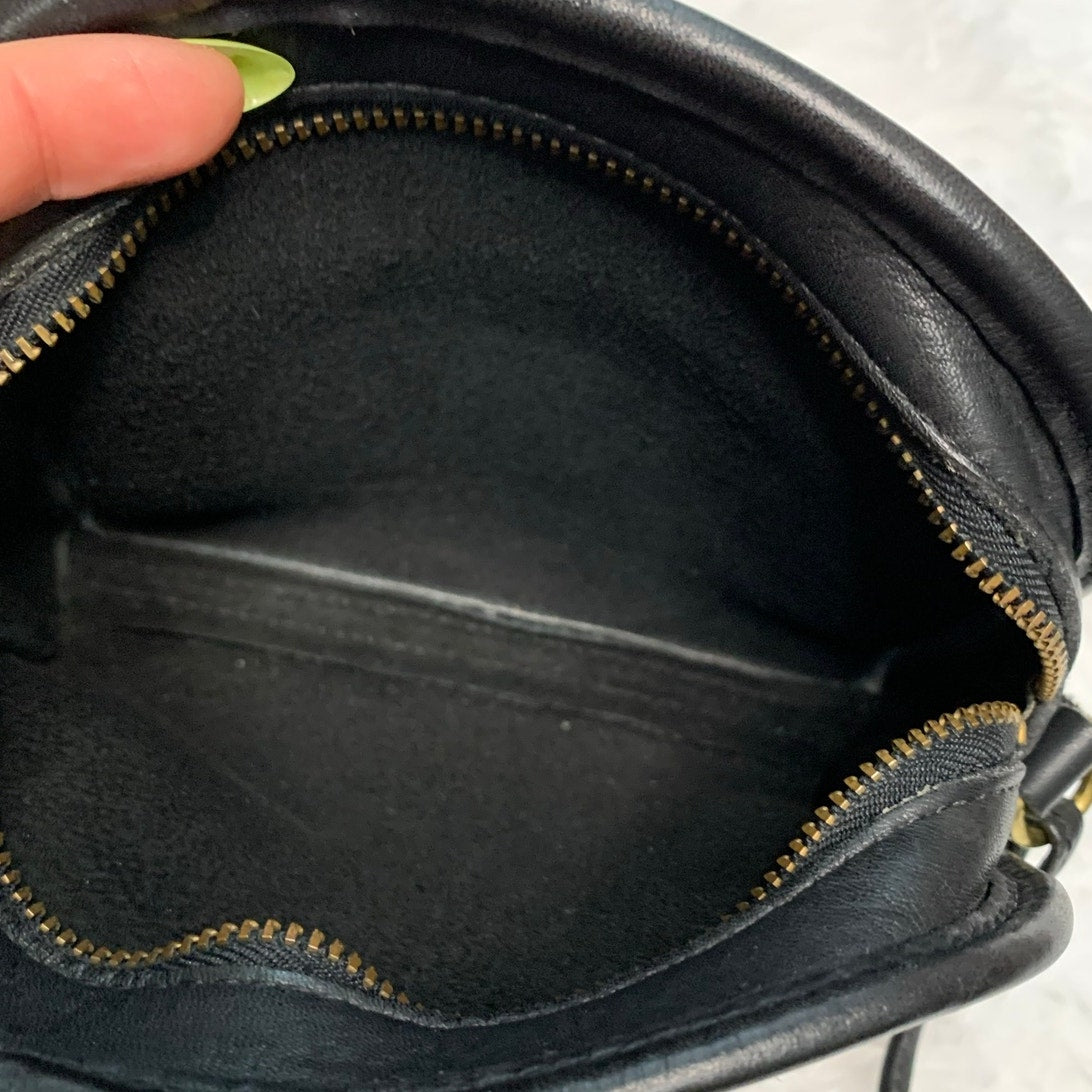 Vintage Coach Black Abbie Crossbody Bag 9017