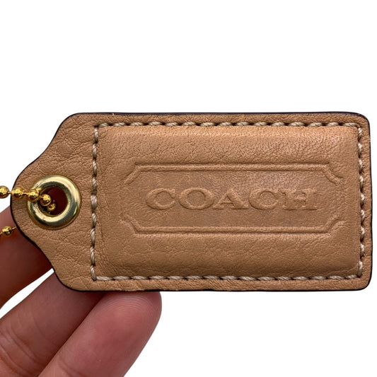 2.5" COACH Fob Bag Charm Hang tag Hangtag