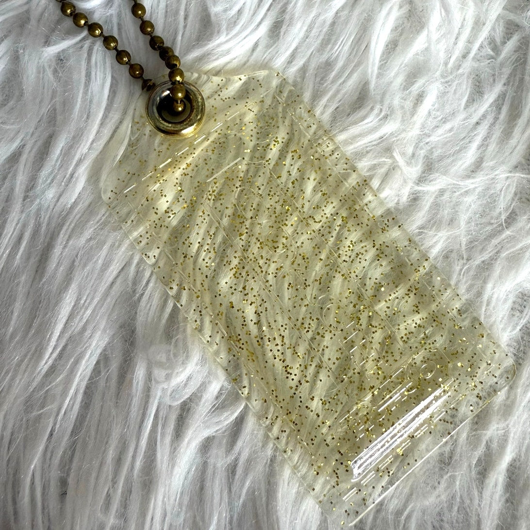 3" COACH Poppy Fob Bag Charm Hang tag Hangtag