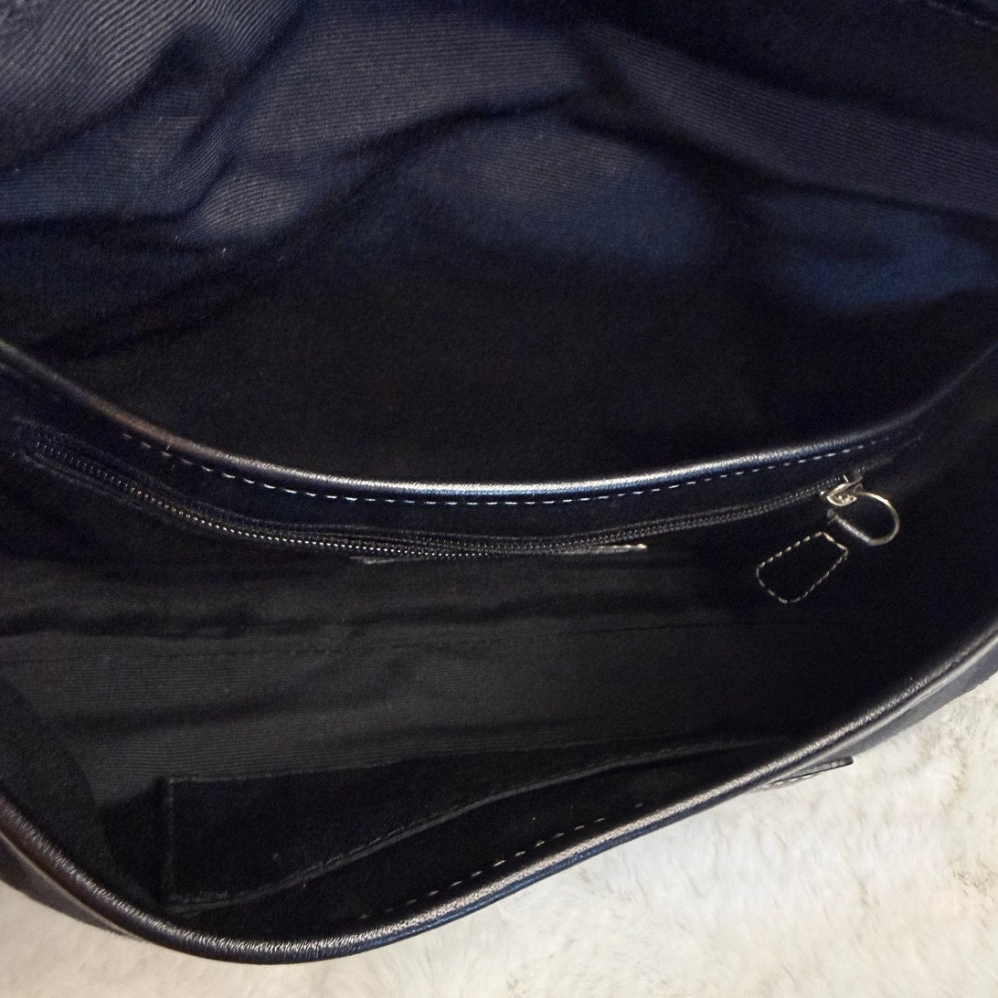 y2k COACH Vintage Black Soho Demi Flap 6280 Shoulder Bag