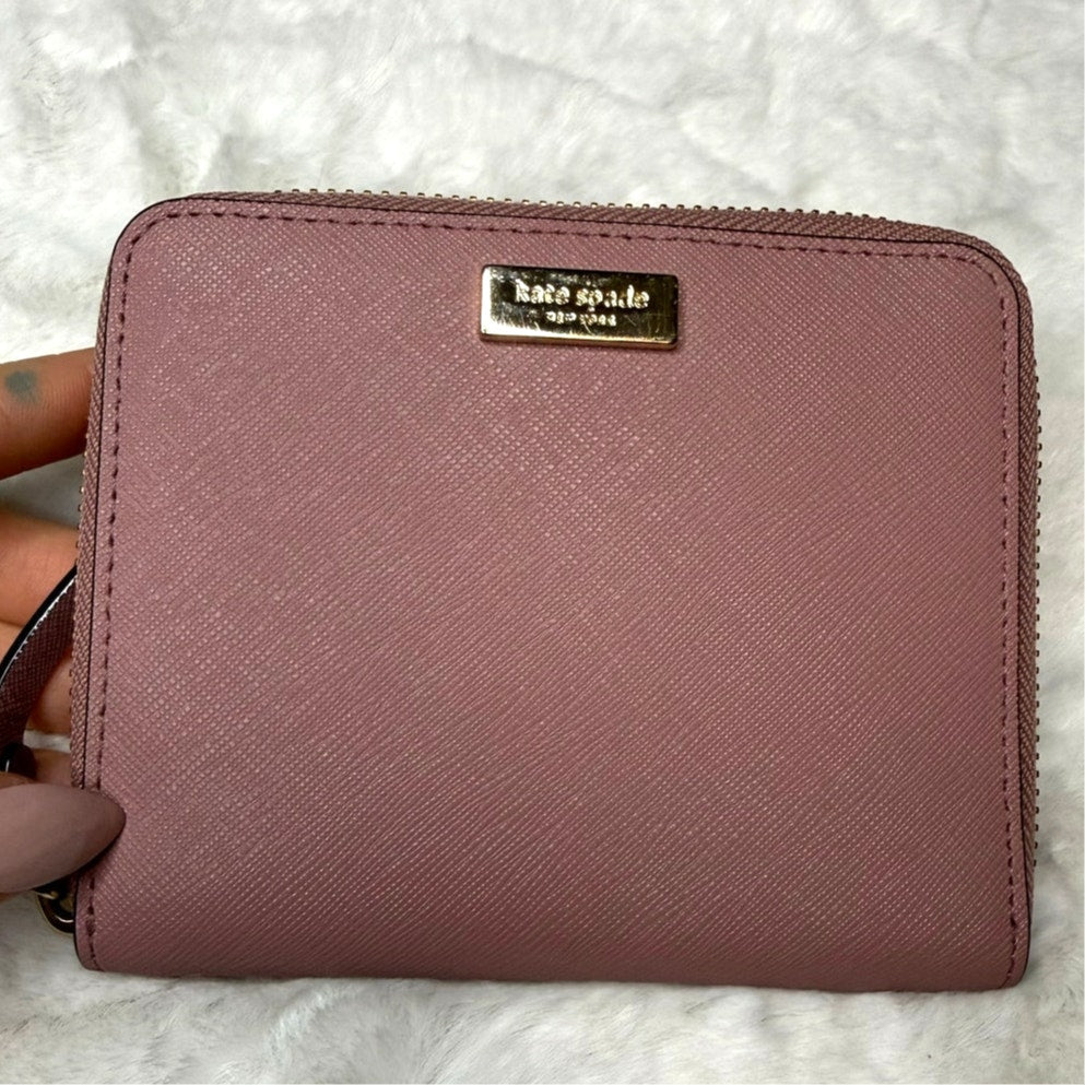 Kate Spade New York Pink Med Zip Around Wallet