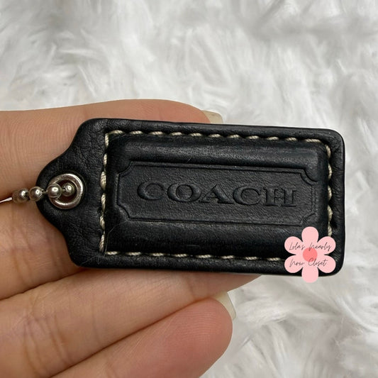 1.5" COACH Fob Bag Charm Hang tag Hangtag