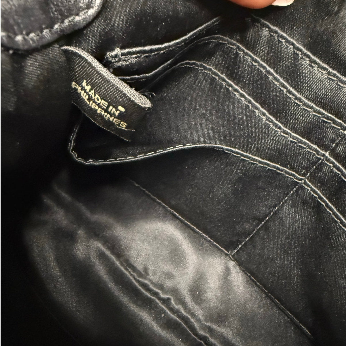 y2k COACH Black Wristlet