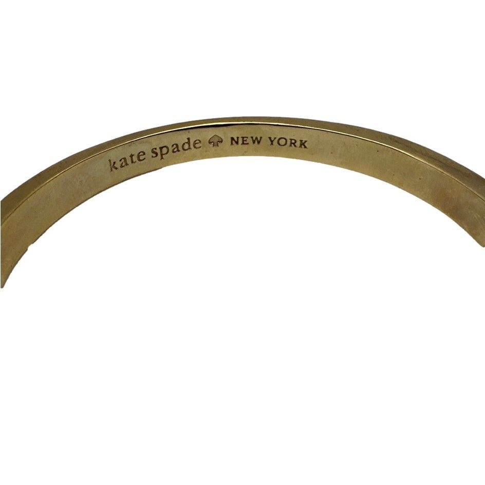 KATE SPADE New York Cream Twist Enamel Bangle Bracelet