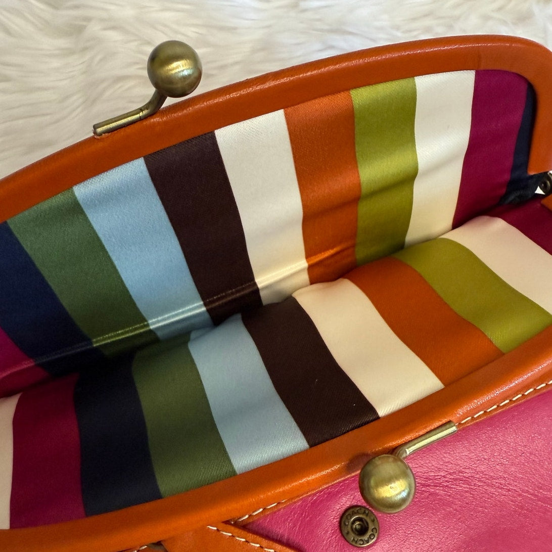 Rare y2k COACH Legacy Clutch Wristlet