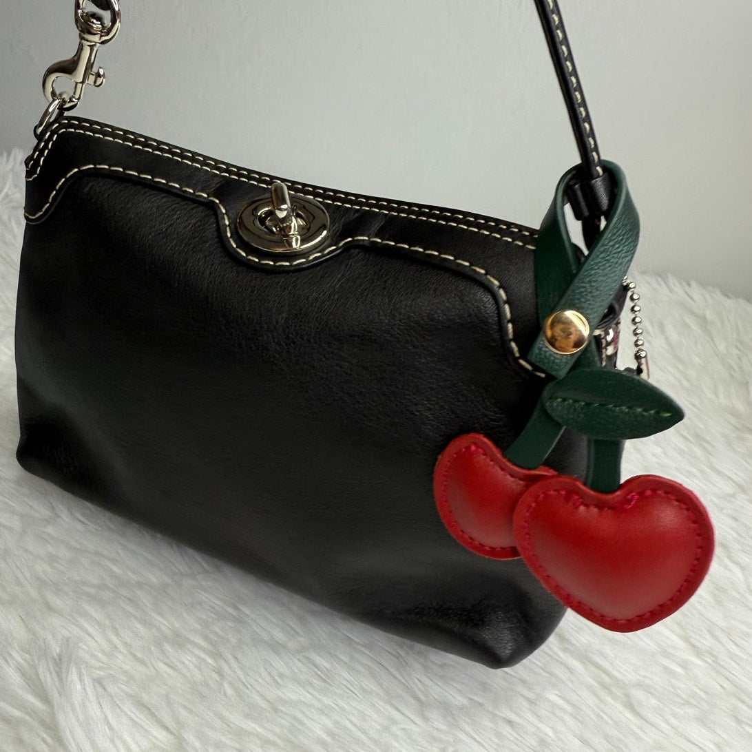 Fashion Cherry Heart Bag Charm Bag Jewelry