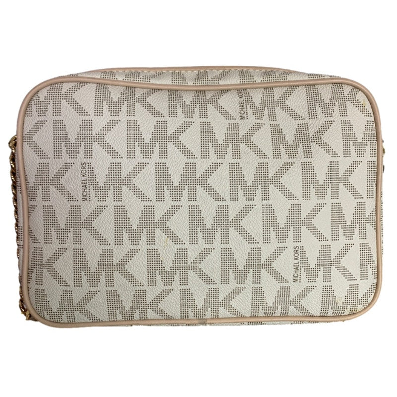 Michael Kors Cream Jet Set Signaute Crossbody