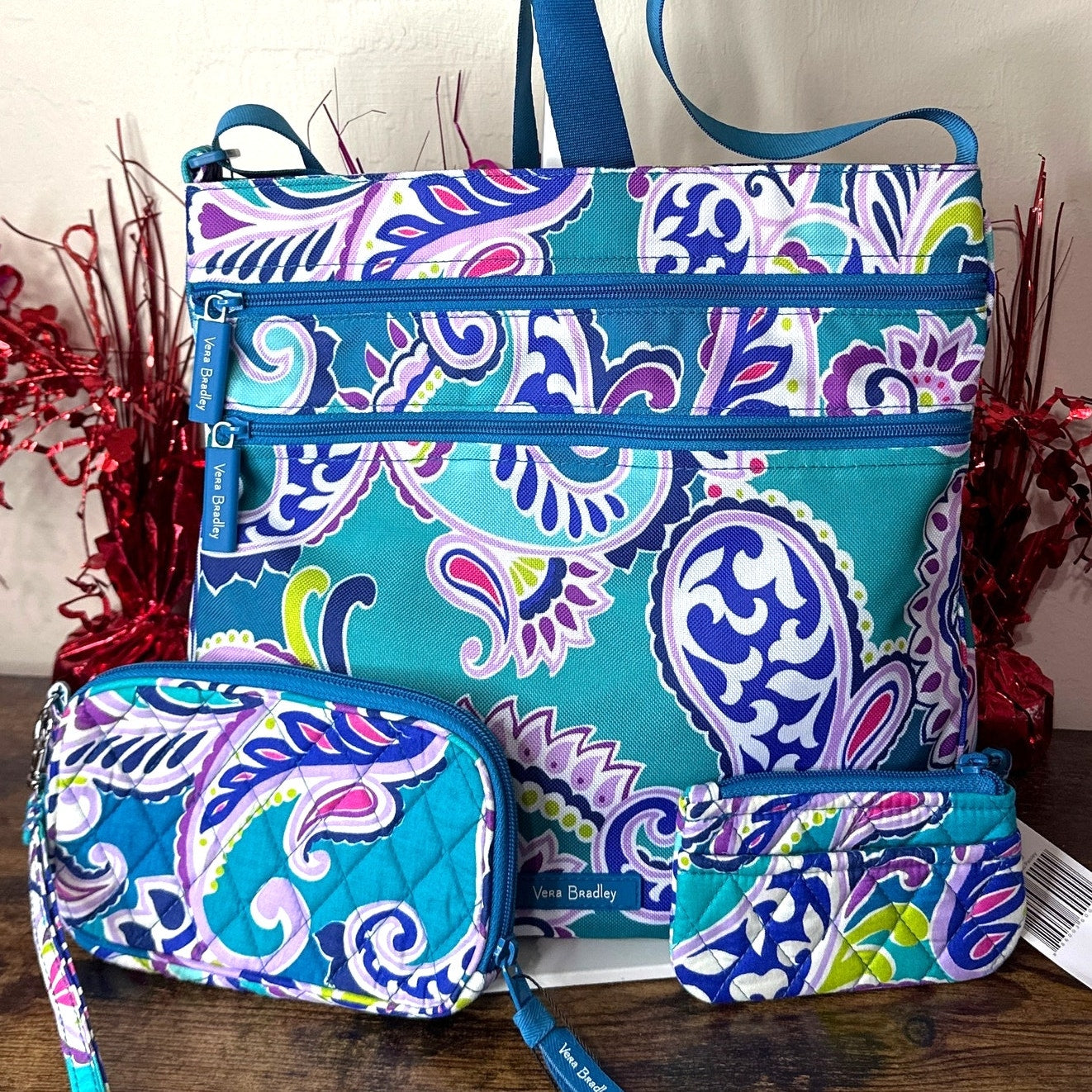 NWT VERA BRADLEY Bundle Waikiki Paisley Fashion