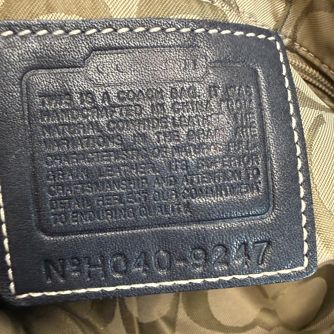 y2k COACH Vintage Black Soho Flap Shoulder Bag Purse