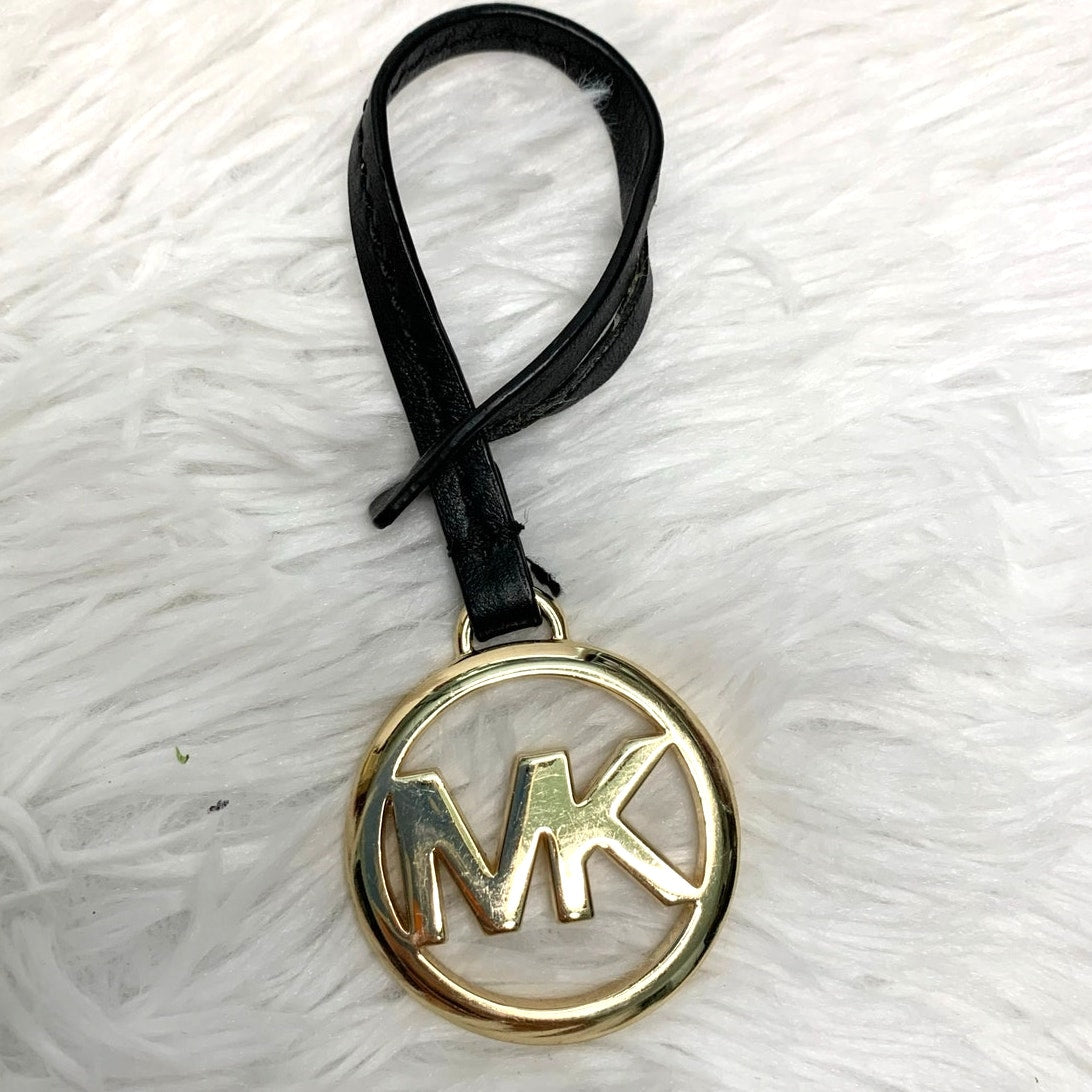 Michael Kors Black Gold key fob bag charm