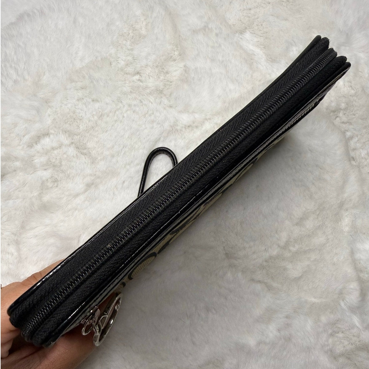Coach Black Wristlet Wallet