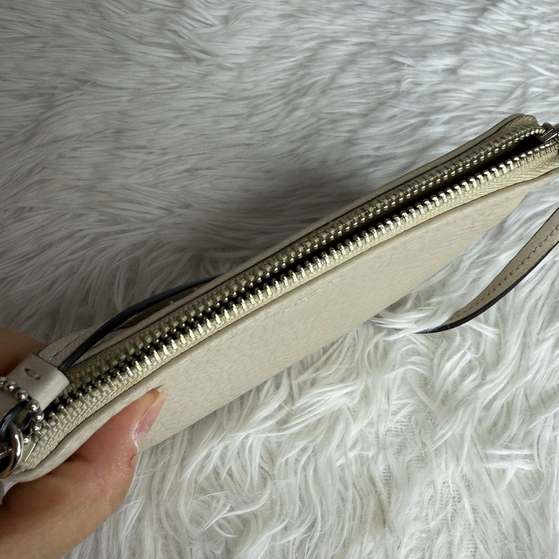 COACH Legacy Gray Wristlet