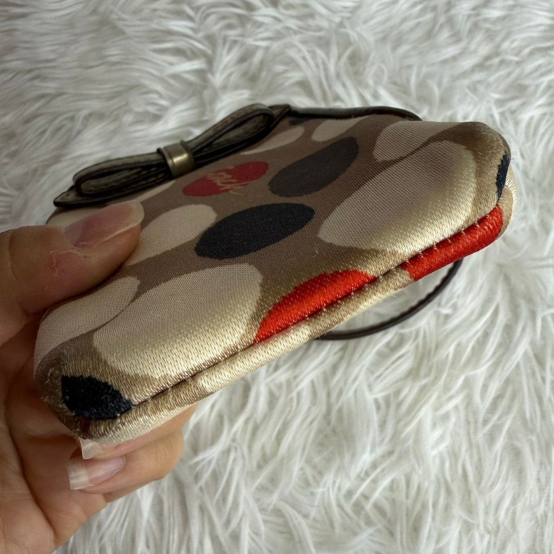 COACH Polka Dot Wristlet Card holder Cardholder