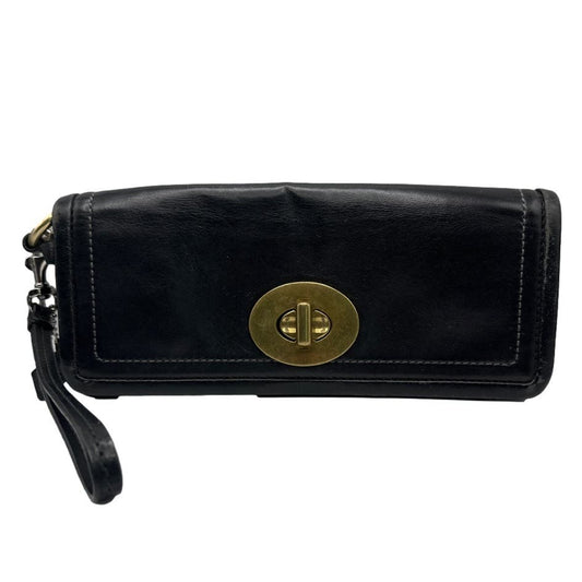 COACH Black Zoe Clutch / Wristlet