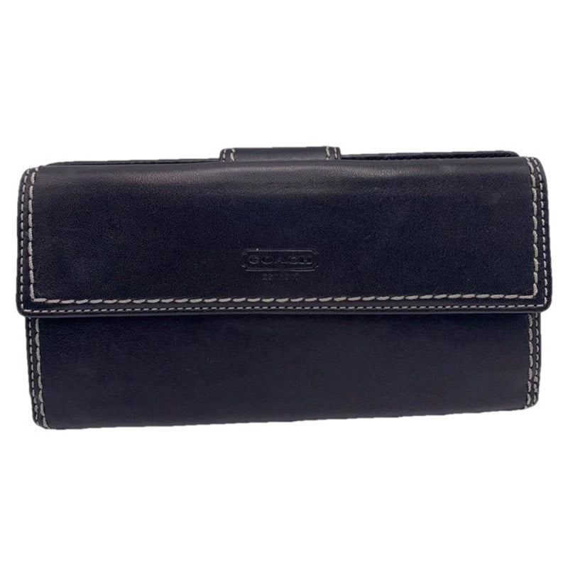 COACH Black Turnlock Wallet