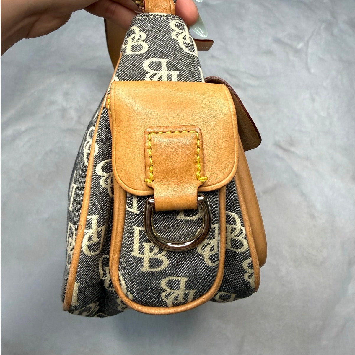 y2k DOONEY & BOURKE Vintage Double Pocket Shoulder Bag