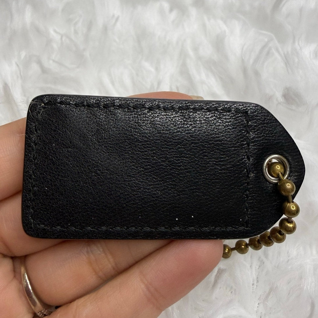 2" y2k COACH Fob Bag Charm Hang tag Hangtag