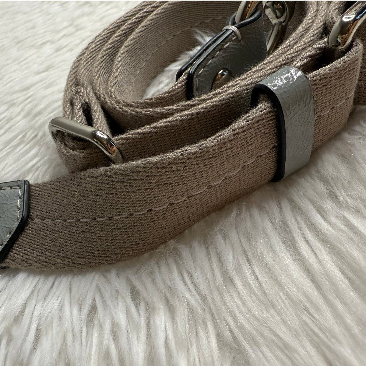 COACH Gray Poppy Replacement Strap Shoulder Strap