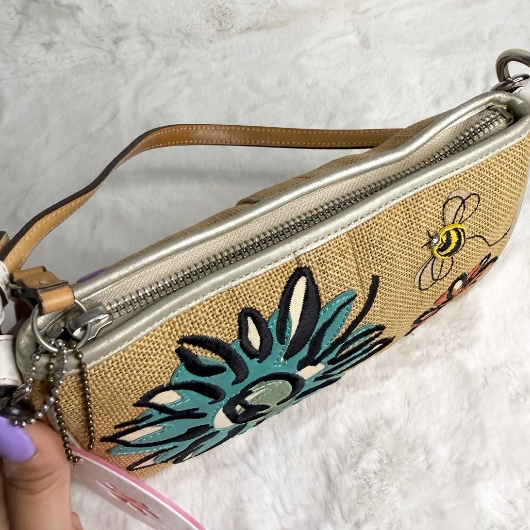 y2k COACH Vintage Bumble Bee Floral Mini Bag Demi