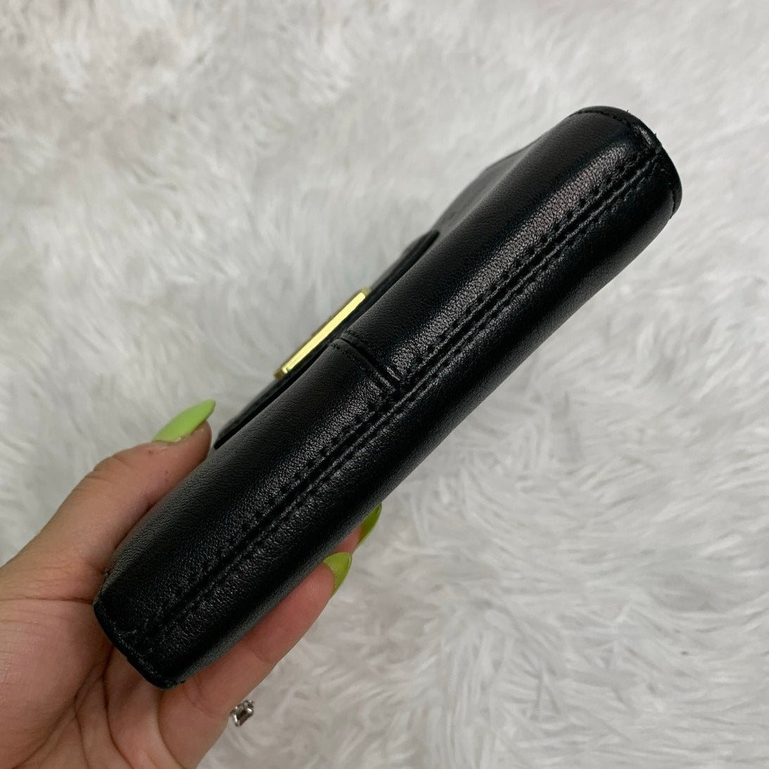 y2k Coach Black Carriage Wallet