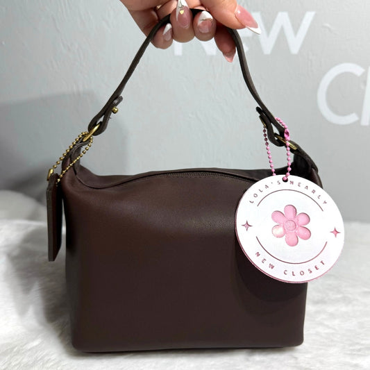 Vintage COACH Classic Pouch Mahogany 9261 Dominican Republic