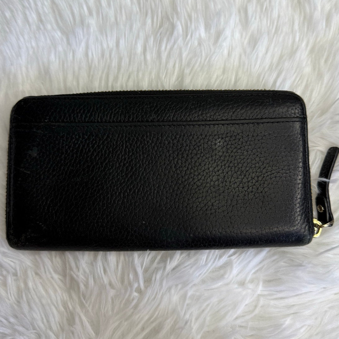 Kate Spade New York Black Zip Around Wallet
