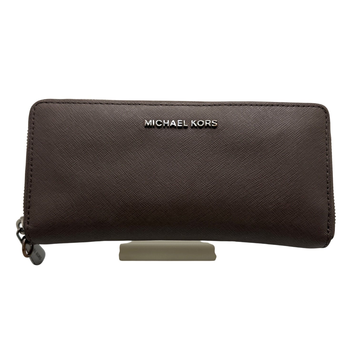 MICHAEL KORS Gray Zip Around Wallet