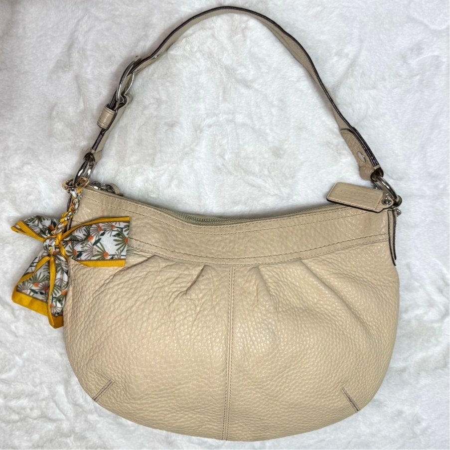COACH Soho Pleated Leather Hobo Shoulder bag