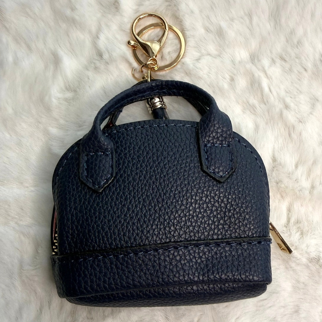 Mini Tote Bag Keychain Coin Purse Mini Pouch Zipper Fashion Charm Bag Charm