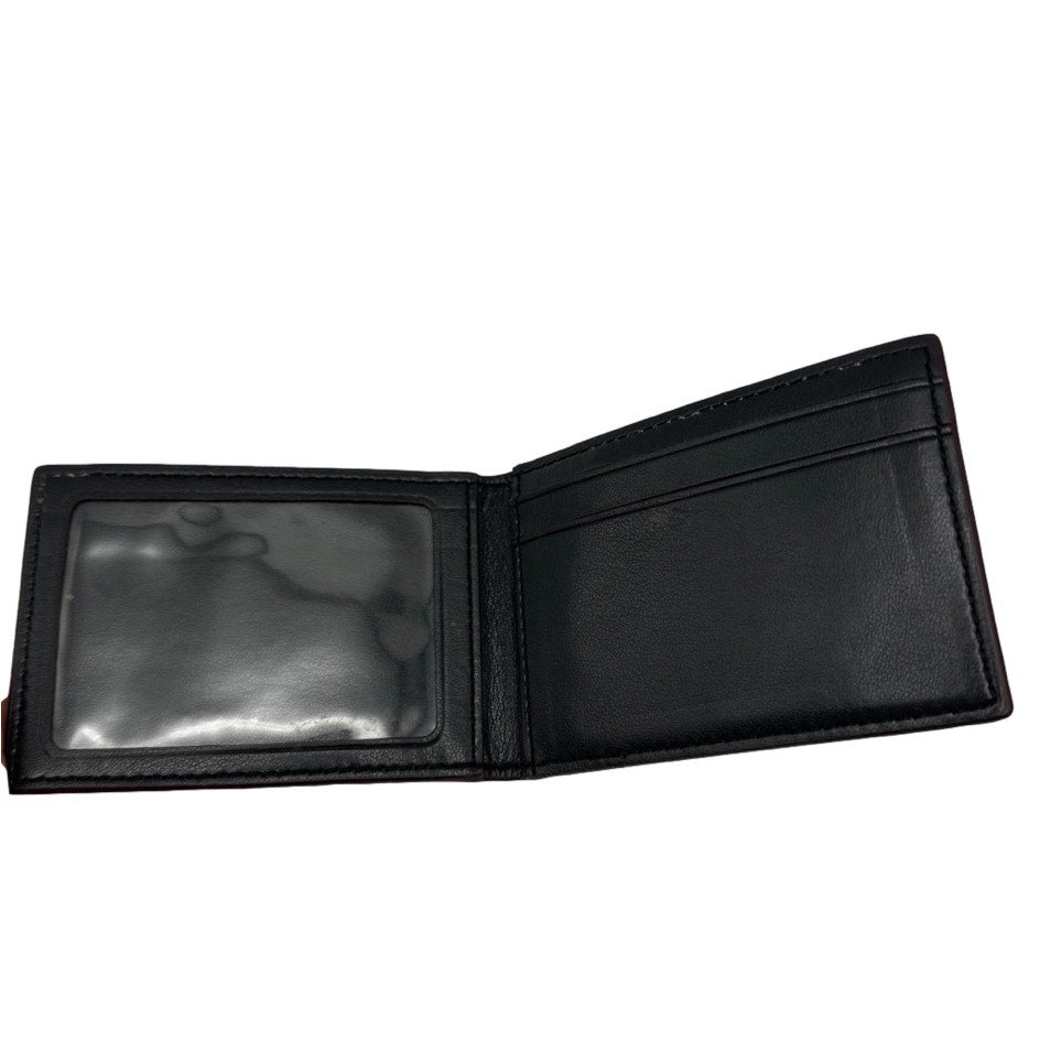 COACH Black Coated Canvas Card Holder Case