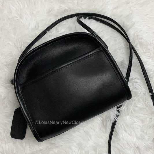 Vintage Coach 9017 Abby Black Shoulder Bag Crossbody