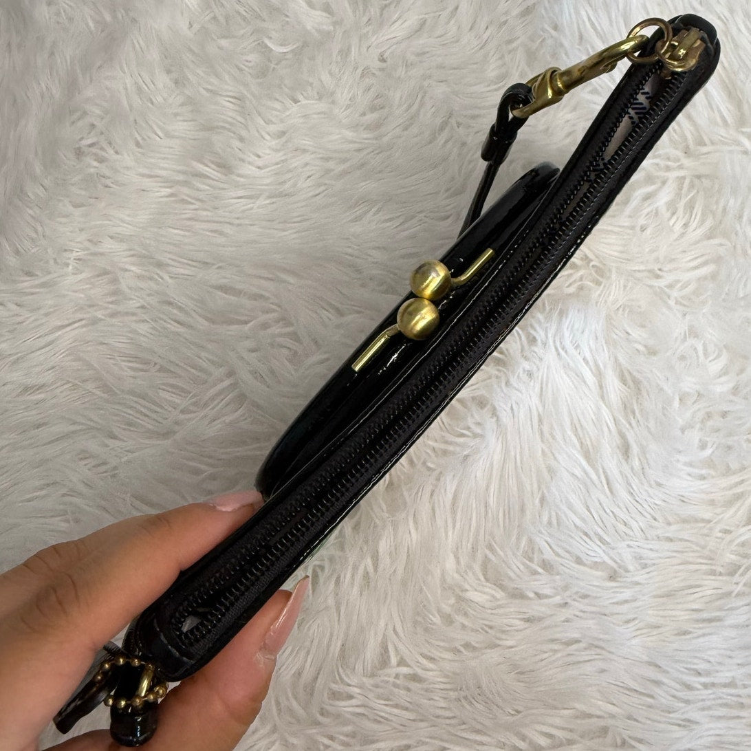 y2k COACH Bonnie Cashin Kisslock Wristlet