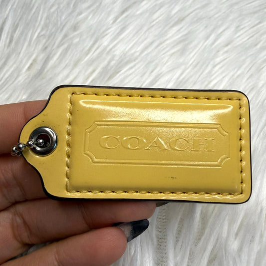 2" COACH Fob Bag Charm Hang tag Hangtag