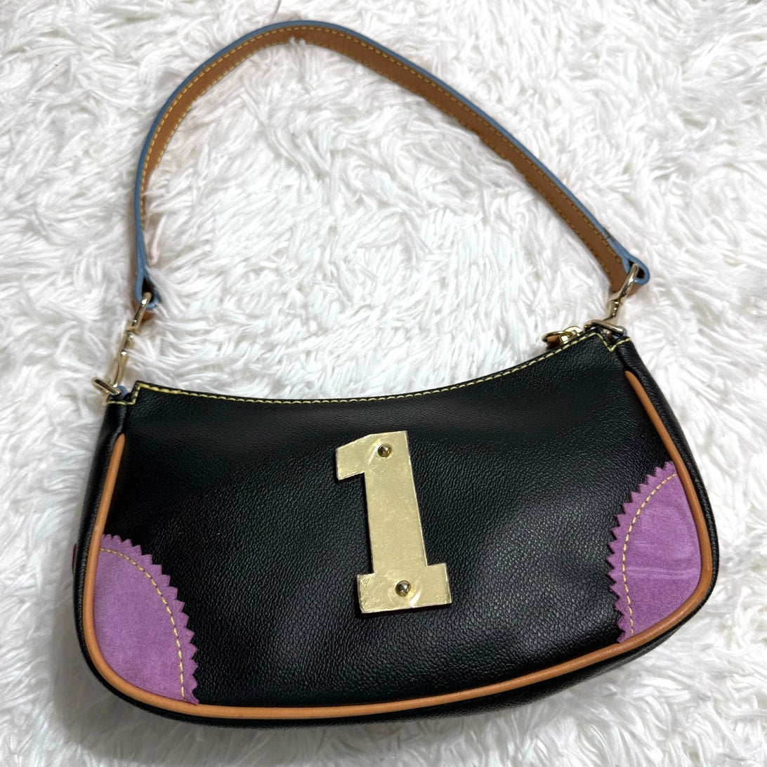 y2k DOONEY & BOURKE Vintage Lindsey Lohan " 1 " Limited Edition Shoulder bag