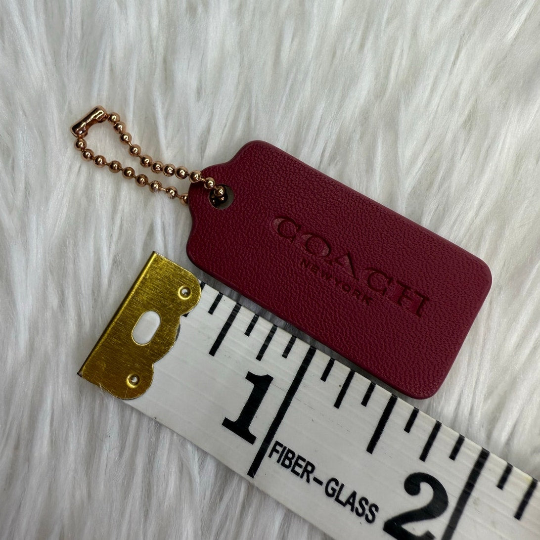 COACH Replacement Hang Tag Key Fob Bag Charm