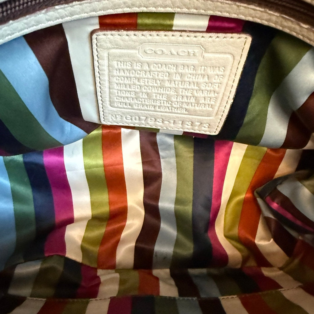 y2k Coach 65th Bleeker Legacy Thompson Bag Satchel Shoulder Bag RARE 11373