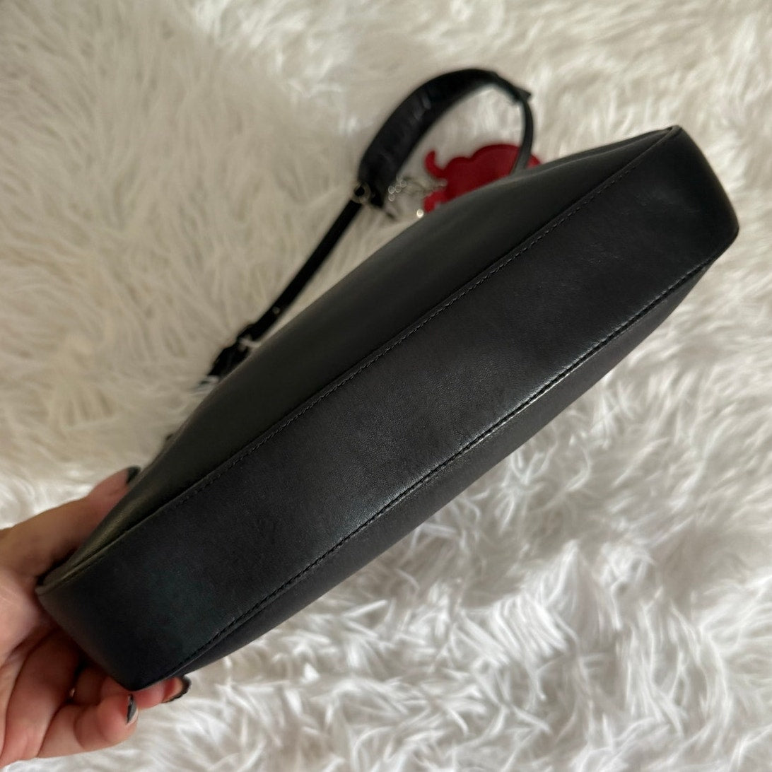 y2k COACH Vintage 2002 Black Mini Legacy 8319 Shoulder Bag Hobo