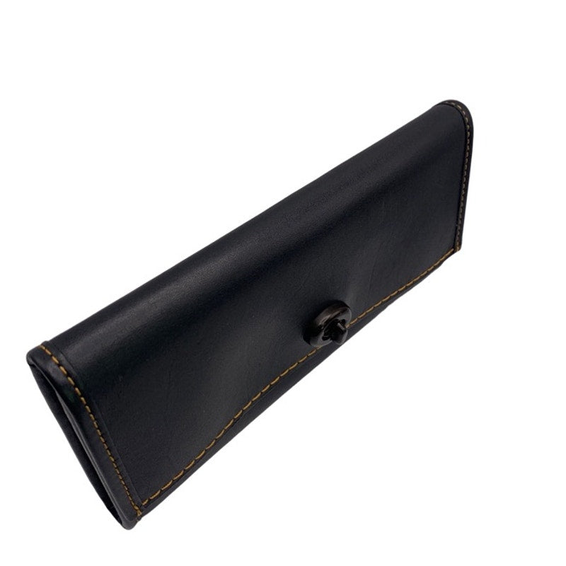 COACH Black Turnlock Wallet In Glovetanned Leather