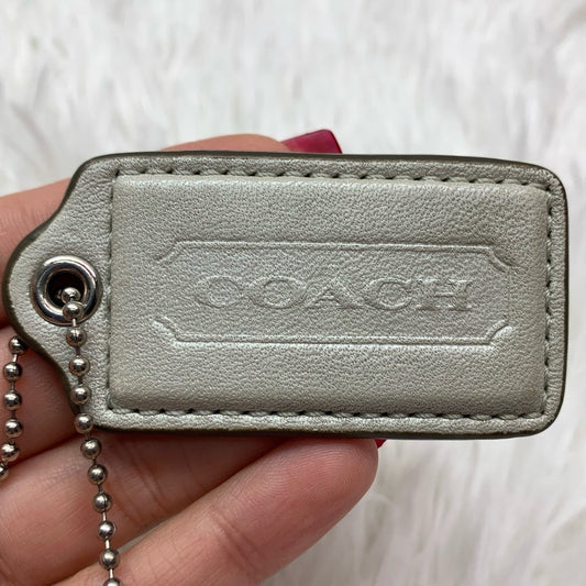2" Coach Fob Bag Charm Hang tag Hangtag