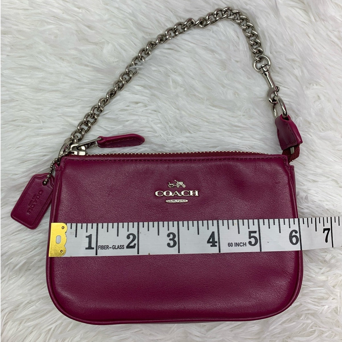 COACH Mini Purse Wristlet 15 in Leather F64791