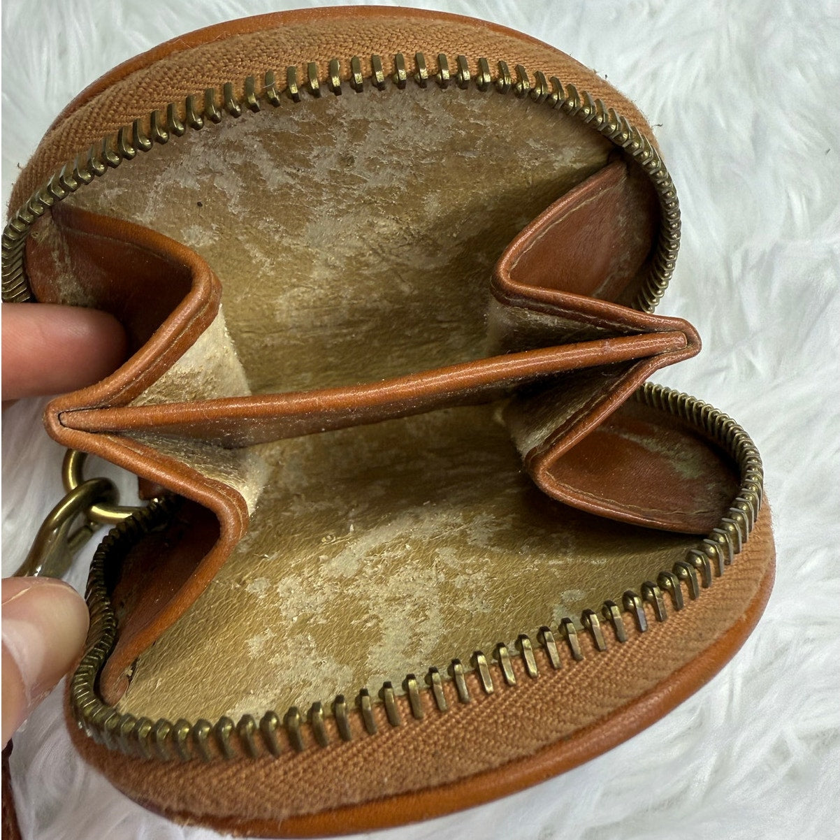 Vintage Dooney & Bourke y2k BIG DUCK AWL Coin Purse Strap