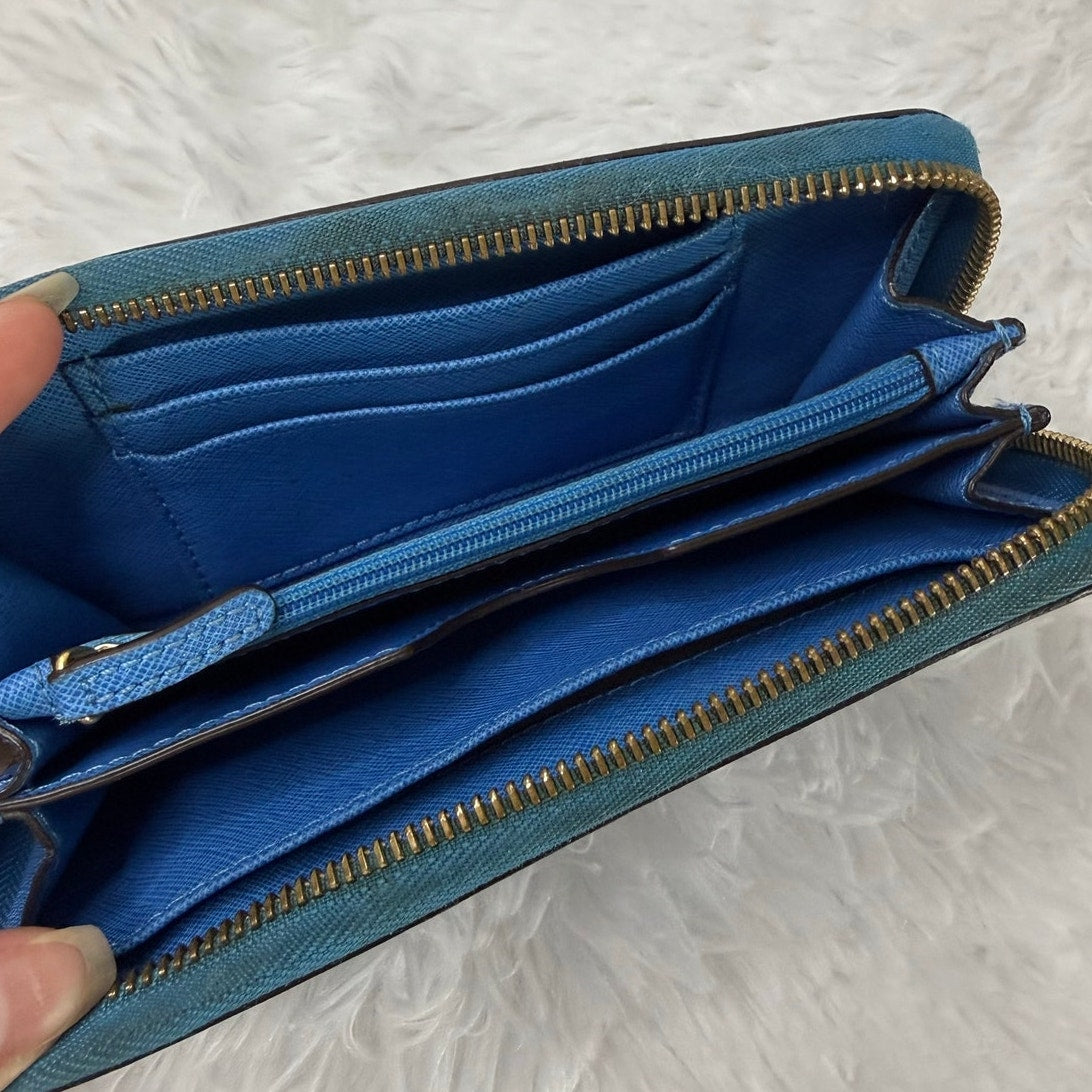 Sale Michael Kors Blue Wallet