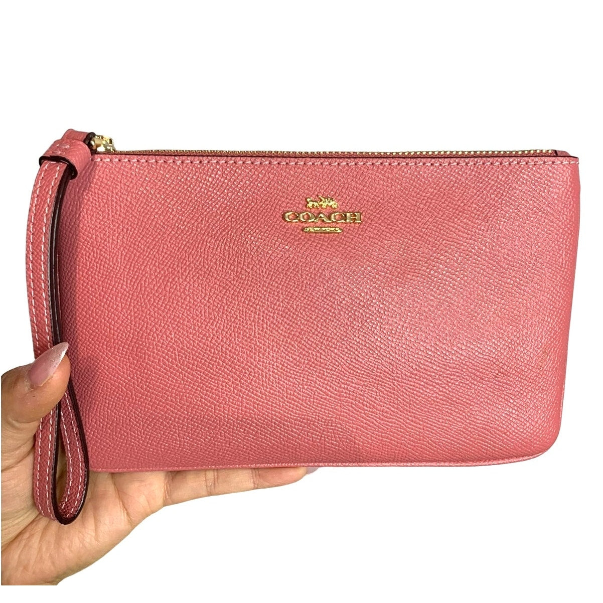 COACH Pink Long Wristlet