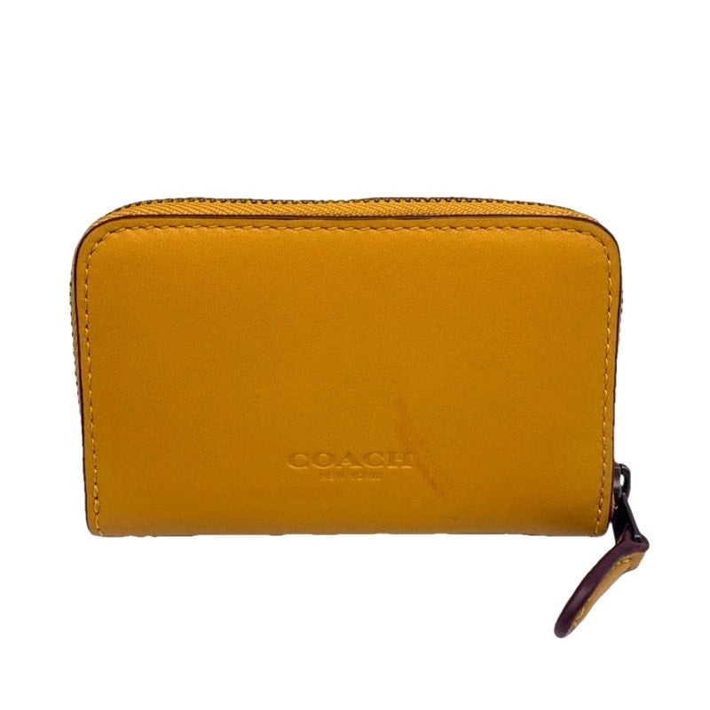 COACH Wolly Mammoth Small Zip Case Cardholder Wallet