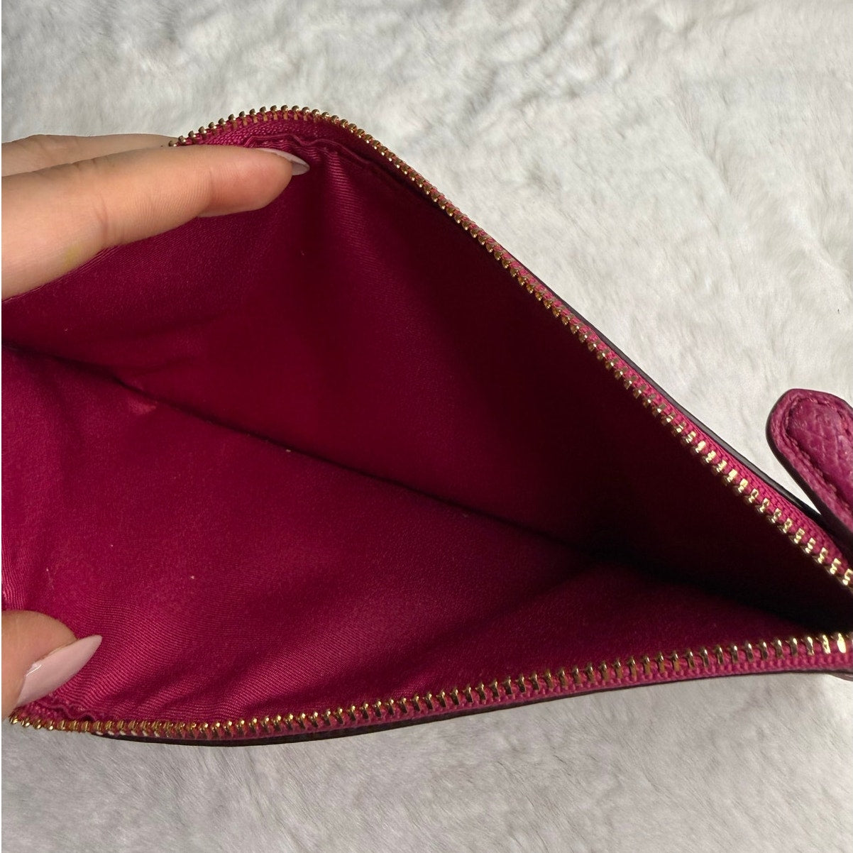 Coach Pink Slim Case Pouch